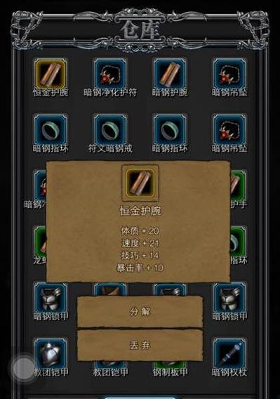 地下城堡2职业出装攻略（职业装备搭配技巧，助你在地下城堡2中成为无敌玩家！）