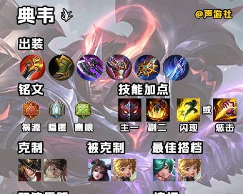 《典韦攻略与出装铭文指南》（终极战神的战场霸主，典韦出装铭文全解析）